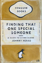Load image into Gallery viewer, &quot;Finding That Someone Special&quot; ( Yellow ) Penguin Book Cover Art By Johnny Herko
